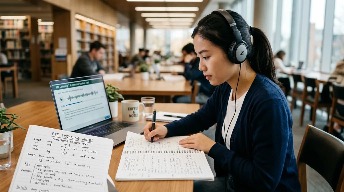 Cách ghi chú khi nghe tiếng Anh trong PTE Listening đạt điểm tối đa?
