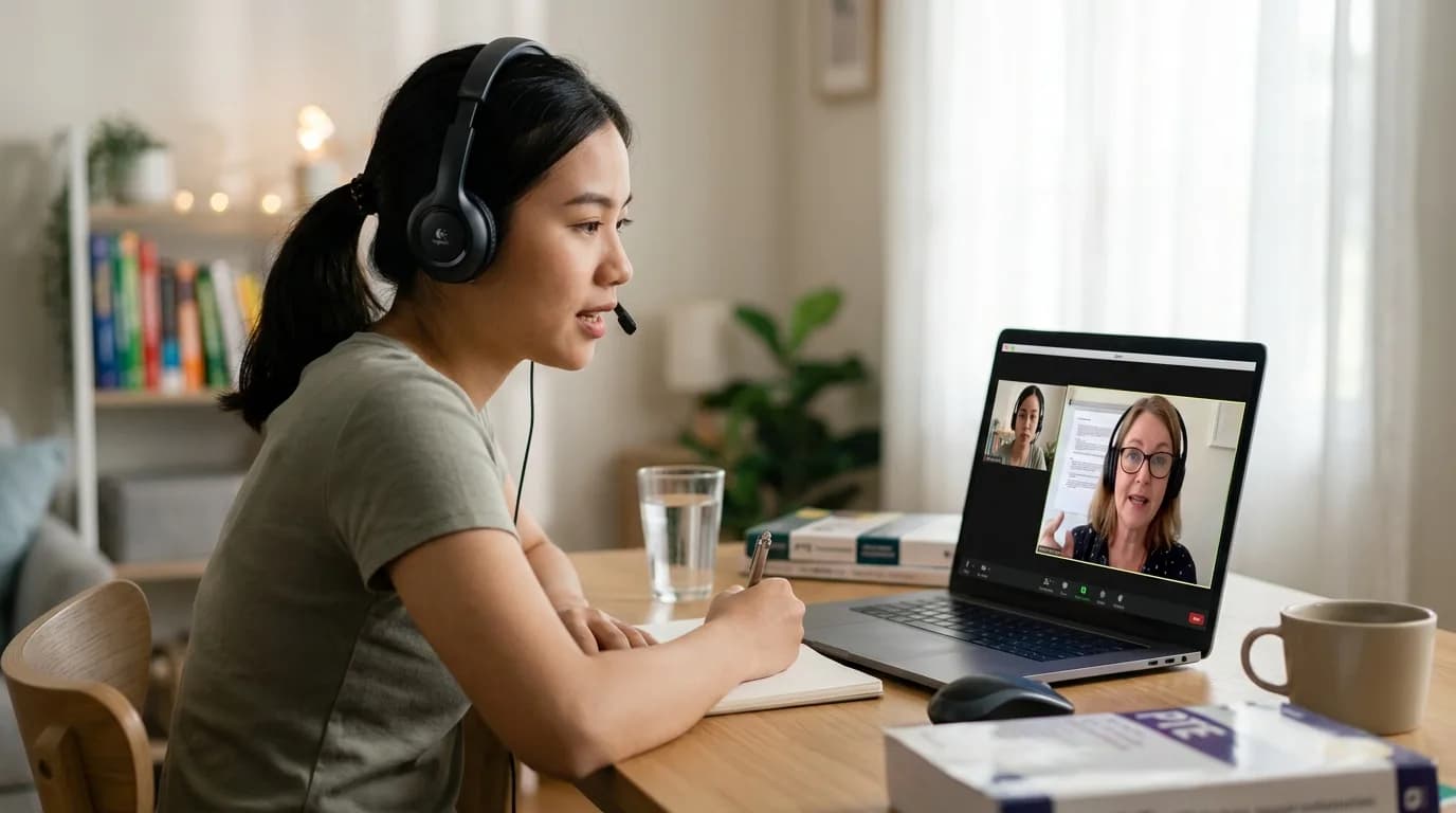 Học PTE 1 kèm 1 online có hiệu quả không và quy trình buổi học mẫu ra sao?